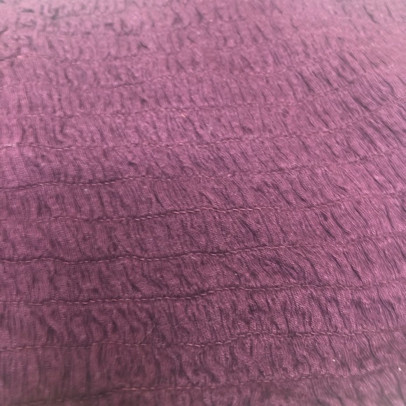 Wild Fable Ruffled Crop Top in Deep Purple - Picture 2 of 2